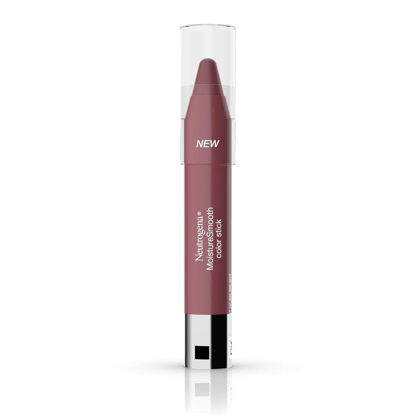 Neutrogena Moisture Smooth Color Stick for Lips, Moisturizing and Conditioning Lipstick with a Balm-Like Formula, Nourishing Shea Butter and Fruit Extracts, 120 Berry Brown.011 Oz (Pack of 1)